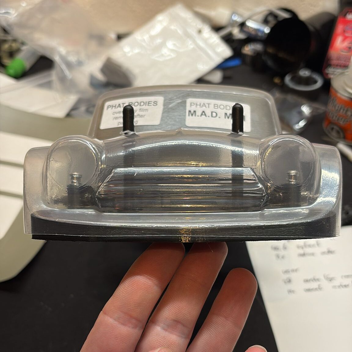 Lexan body knippen